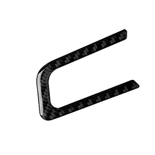 GHSM Etiqueta Engomada Insignia Volante Automático para Ford para Mustang GT Logotipo Car Styling Fibra Carbono Emblema Caballo Calcomanías Accesorios Modificación Pegatina