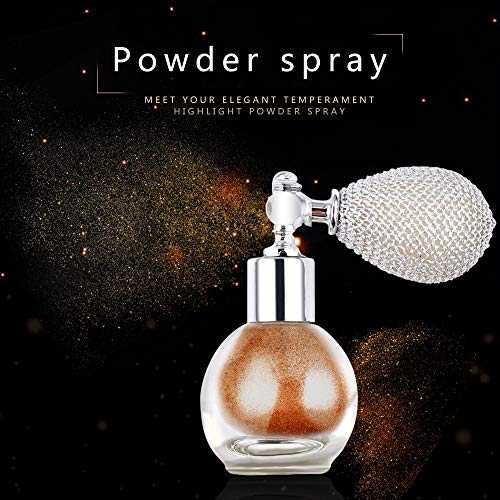 GL-Turelifes Highlighter Polvo suelto Spray Glitter Powder Spray Shimmer Sparkle Powder Maquillaje en aerosol para cabello Cara Cosmética corporal (#4)