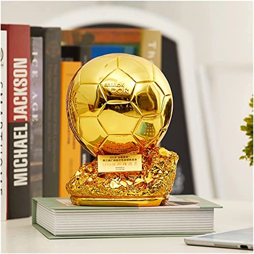 Globe ornaments Decoración del hogar 3 colores de fútbol trofeo de fútbol resina fútbol trofeos de fútbol regalo de la copa de fútbol de fútbol campeones de recuerdo de souvenir trofeo de decoración d