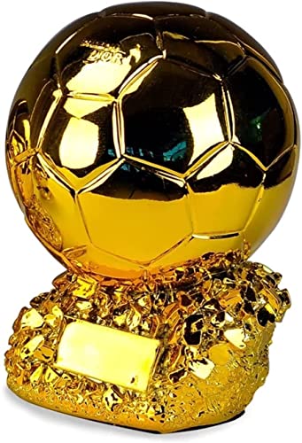 Globe ornaments Decoración del hogar 3 colores de fútbol trofeo de fútbol resina fútbol trofeos de fútbol regalo de la copa de fútbol de fútbol campeones de recuerdo de souvenir trofeo de decoración d