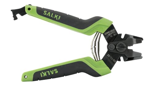 Grapadora Cercas FSK20 SALKI - Alicates para Vallas con Cortador de Alambre Incorporado de hasta 3mm de Espesor, Compatible con Grapas Anilladas Ω20 y HR22