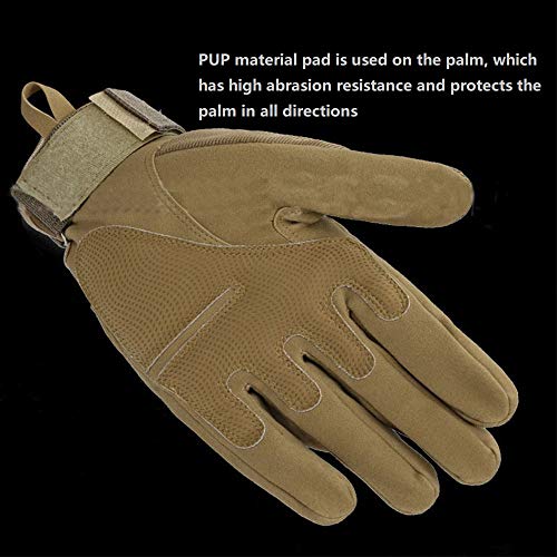 Guantes deportivos de los hombres guantes de lona guantes resistentes al desgaste guantes transpirables guantes de amortiguación guantes al aire libre guantes antideslizantes