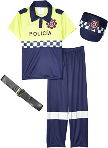 Guirca- Disfraz policía local, Talla 5-6 años (87508.0) , color/modelo surtido