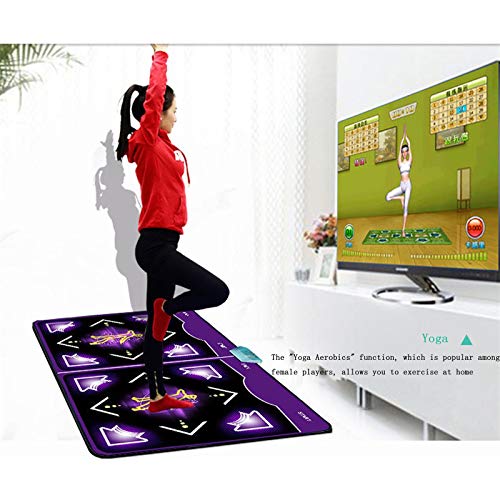GUOQING Body Slimming Relax Dance Pad Antideslizante Dancing Paso Juego Juego Fitness Mat, Mat Mat Pad Pads (Color : Multicolor)