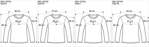 GURU-SHOP, Camisa de Manga Larga Boho-Chic, Azul, Algodón, Tamaño:XL (42), Suéteres, Sudaderas de Manga Larga