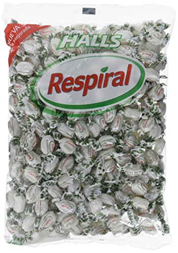 Halls Respiral - Caramelos Duros Sabor Eucalipto y Mentol - Bolsa de 1000 g