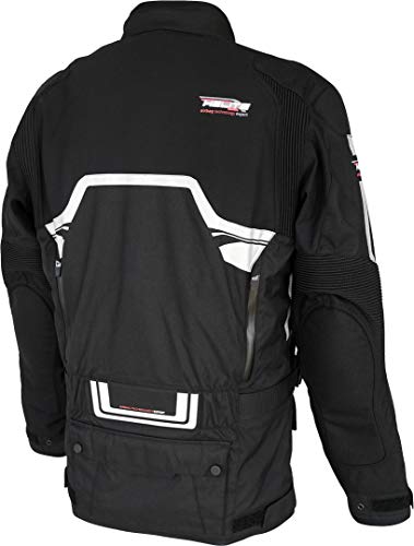 'HELITE – Chaqueta de moto Touring B – Chaqueta con Turtle Airbag sistema de seguridad negro