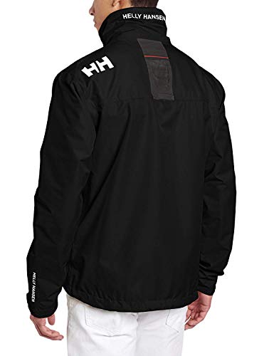 Helly Hansen Crew Midlayer Chaqueta deportiva impermeable, Hombre, Negro (Black 990), XL
