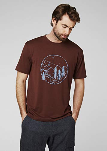 Helly Hansen Skog Graphic Camiseta, Hombre, 229 Andorra, L