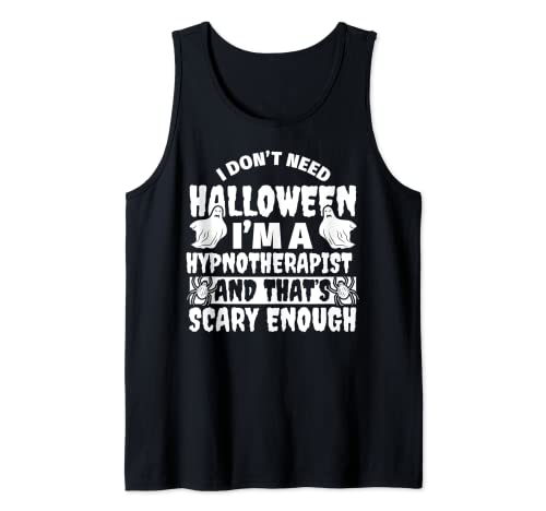 HIPNOTERAPISTA Halloween Divertido Camiseta sin Mangas