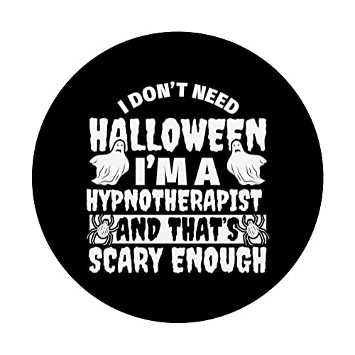 HIPNOTERAPISTA Halloween Divertido PopSockets PopGrip Intercambiable