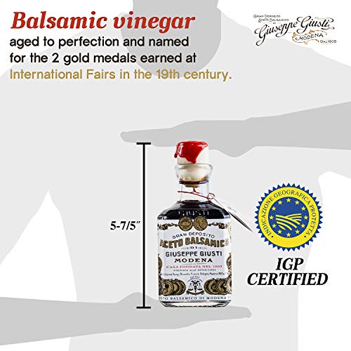 Historical Collection - Balsamic Vinegar of Modena IGP - 2 Gold Medals"The Classic" - Cubic with carton - 250 ml