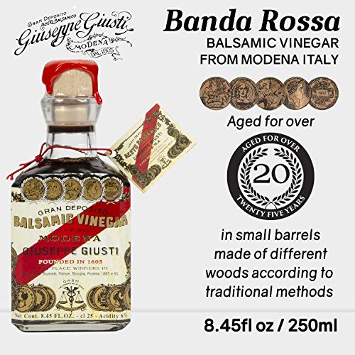 Historical Collection - Balsamic Vinegar of Modena IGP - 5 Gold Medals "Red Band" - Cubic with carton - 250 ml