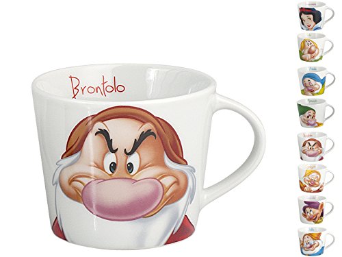 HOME Taza de té Original de Disney, Blancanieves y los 7 enanitos (versión en Italiano), aleatoria
