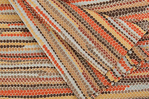 HomeLife - Tela Decorativa para sofá con diseño étnico Multicolor (260 x 280 cm) Fabricada en Italia – Tela cubretodo sofá Multiusos de algodón – Granfoulard Colcha de Verano matrimonial
