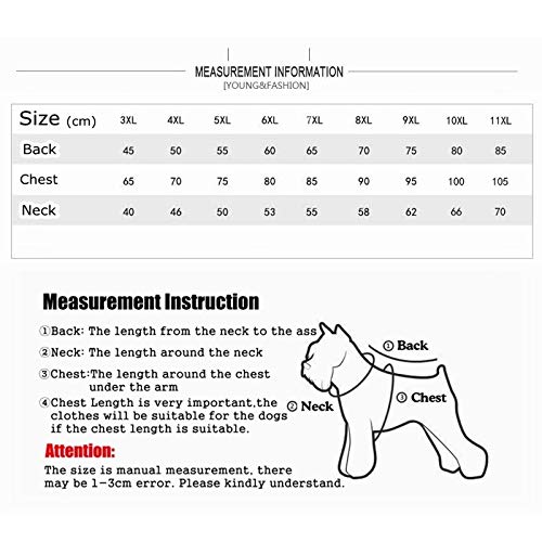 HONGGE Mono Impermeable Impermeable Impermeable Impermeable Adecuado para Perros medianos y Grandes Impermeable Ropa de Mascota al Aire Libre Puppy Doberman Labrador Husky Abrigo