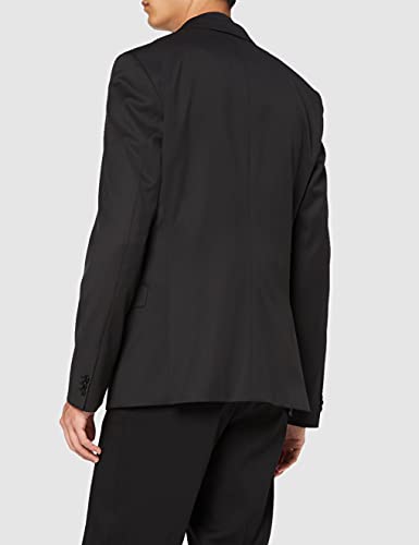 HUGO Alisters Chaqueta de Traje, Negro (Black 001), 52 para Hombre