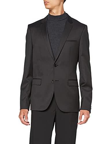 HUGO Alisters Chaqueta de Traje, Negro (Black 001), 52 para Hombre