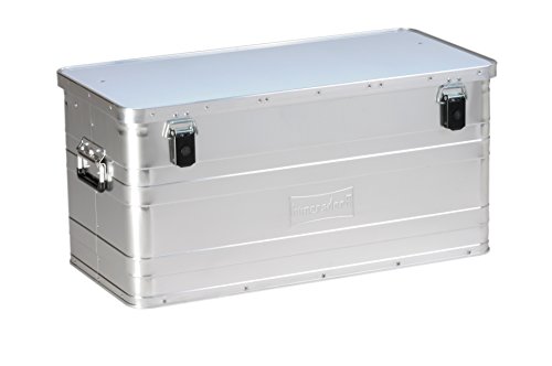 Hünersdorff ECO-Box Aluminio, 90 L plateada, 380x780x380 mm