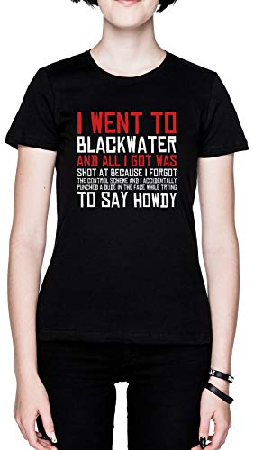 I Went To Blackwater Negro Mujer Camiseta Tamaño XXL Black Women's tee Size XXL