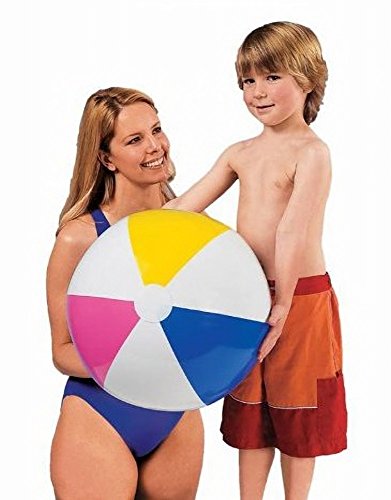 Intex 59030NP - Pelota hinchable paneles colores, diámetro 61 cm