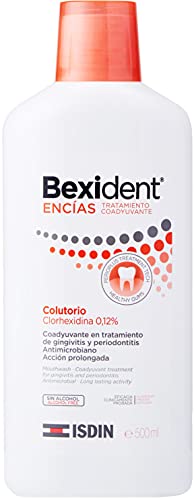 ISDIN Bexident Encías Tratamiento Coadyuvante Colutorio, Clorhexidina 0,12% 1 x 500 ml