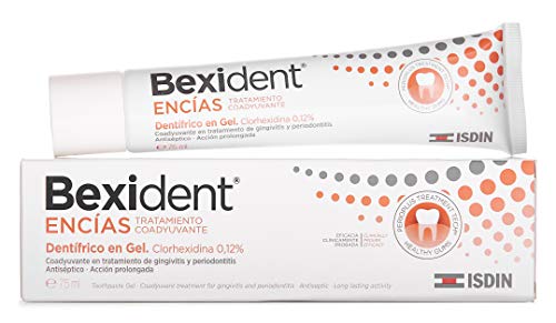 Isdin Bexident Encías Tratamiento Coadyuvante Dentífrico en Gel, Clorhexidina 0,12% , Gingivitis y Periodontits 1 x 75 ml