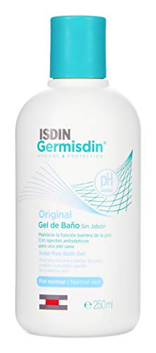 ISDIN Germisdin Original Higiene corporal y manos, gel de baño formulado con agentes antisépticos, 250 ml
