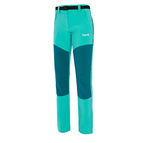 Izas Dorota Pantalones Trekking, Mujer, Verde mar/Agua Marina, XL