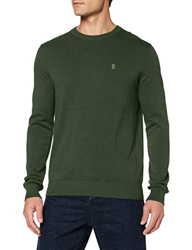 Izod 12gg Crew Neck Sweater suéter, Verde (Greenery Pastures 372), Small (Talla del Fabricante: SM) para Hombre