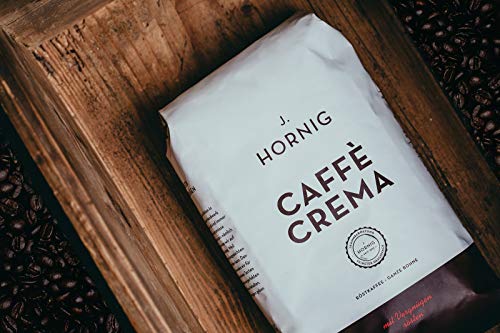 J. Hornig café en grano, Caffe Crema Classico, arabica y robusta, 1kg, asado y envasado en Austria