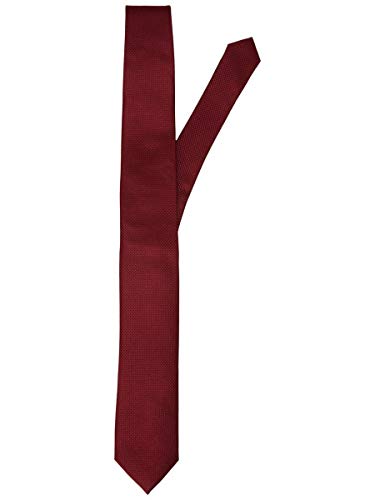 JACK & JONES JACCOLOMBIA Tie Noos Corbata, Marrón (Fudge Detail/Solid), Talla única para Hombre