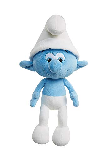 Jakks Pacific - Los Pitufos: La Aldea escondida - Smurfs The Lost Village - Peluche Pitufo Tontín, 30 cm.