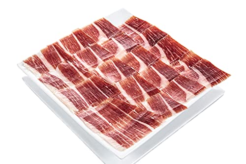 Jamón de Bellota 100% Ibérico. 5 sobres de 100 g cortado a mano + Lomo de Bellota 100% Ibérico, Chorizo Ibérico Extra y Salchichón Ibérico Extra (piezas de 500 g aprox). Extremadura. BERÍDICO