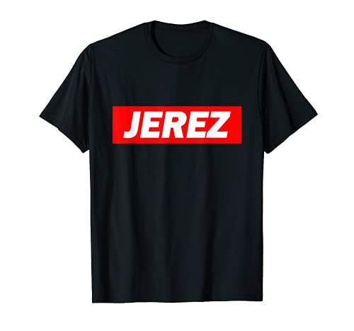 Jerez Caja Roja Logo Ciudad Divertido Camiseta