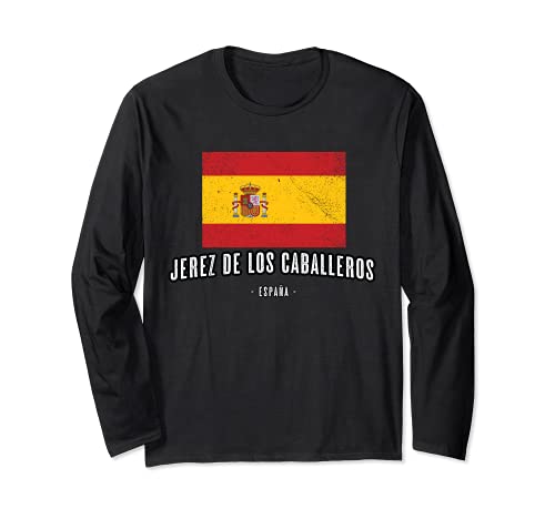 Jerez de los Caballeros España | Souvenir Ciudad - Bandera - Manga Larga