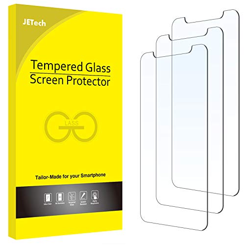 JETech Protector de Pantalla Compatible con iPhone 6,1 Pulgadas (12, 12 Pro), Vidrio Cristal Templado, 3 Unidades