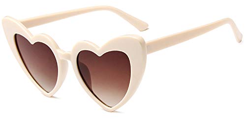 JFAN Gafas de Sol en Forma de Corazón Eyewear Unseix para Fiesta Protección UV400