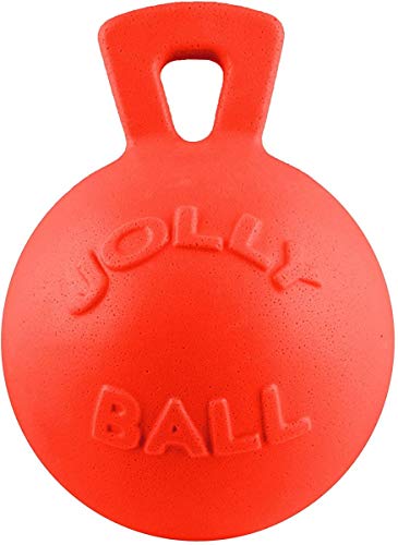 Jolly Pets Tug-n-Toss - Bola de Juguete para Perro con asa, tamaño pequeño, Color Naranja