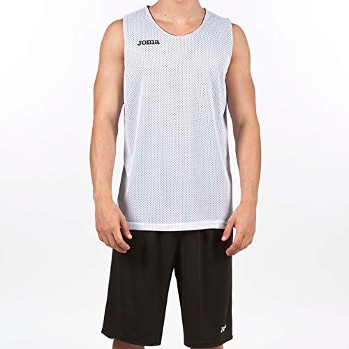 Joma 100050.100 - Camiseta de baloncesto para hombre, color negro, talla 2XS