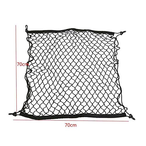 JunFeng Red de carga negra,Red de nylon para carga fija,Coches,Camiones,Pastillas Portaequipaje Net/Pet Guard Net