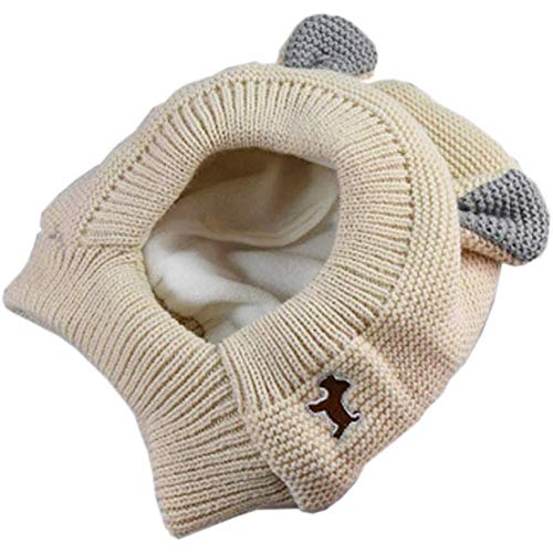 JVSISM CáLido Gorro de Invierno para Perro Grande Traje de Oreja de Conejo Mascota Protector del Calentador del OíDo del Cuello Capuchas Calientes para Mascotas Sombrero de Perro