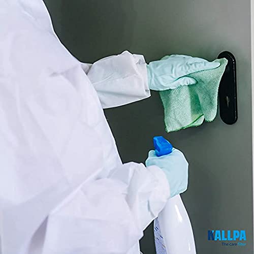 KALLPA Monos de protección - Polipropileno, plastificado, Buzo de Trabajo Tipo I - Protege de líquidos y bacterias, Impermeable, antiestático, no alérgeno y Gran transpirabilidad (2, XL)