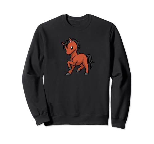 Kawaii Caballo Anime Disfraz Ecuestre Sudadera