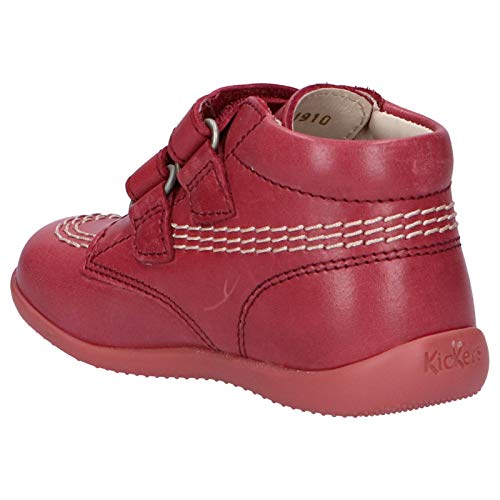 Kickers Billy Velk - Botas y botas unisex para bebé, Rojo (coral), 23 EU