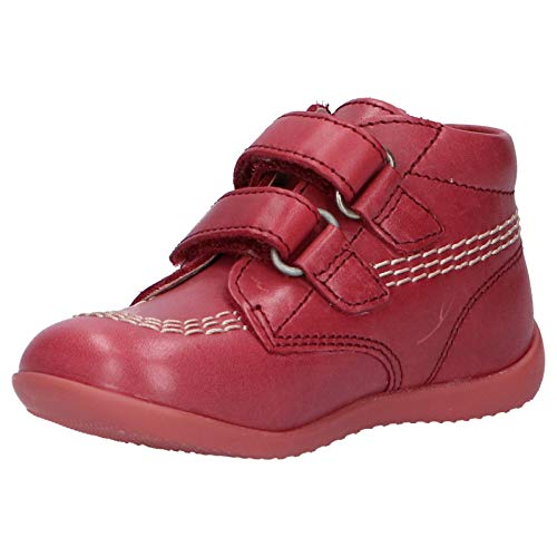 Kickers Billy Velk - Botas y botas unisex para bebé, Rojo (coral), 23 EU