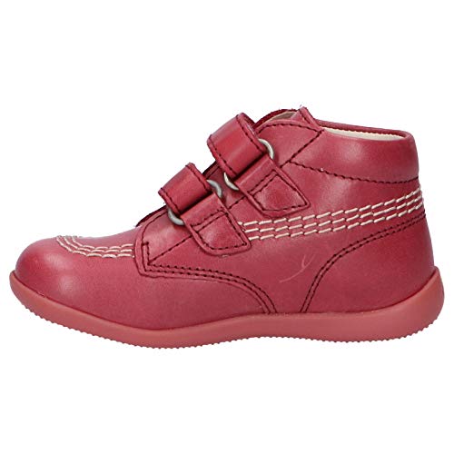 Kickers Billy Velk - Botas y botas unisex para bebé, Rojo (coral), 23 EU