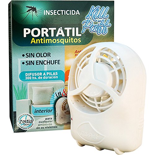Kill Paff Insecticida Portátil Antimosquitos, 1 Unidad (Paquete de 1)
