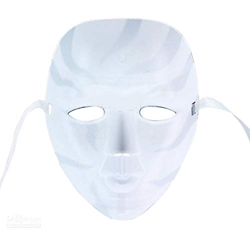 KIRALOVE Máscara de Mujer Veneciana - Decorada - Cebra - PVC - Color Plata y Blanco - Idea de Regalo Original