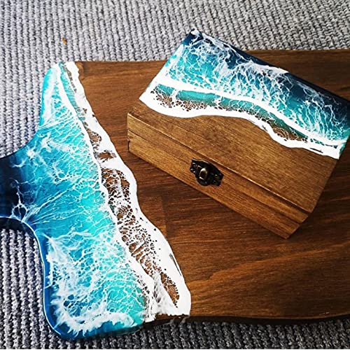 Kit de pigmentos Ocean Art para resina epoxi – Efecto onda – DIY – Efecto mar